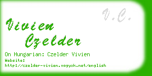 vivien czelder business card